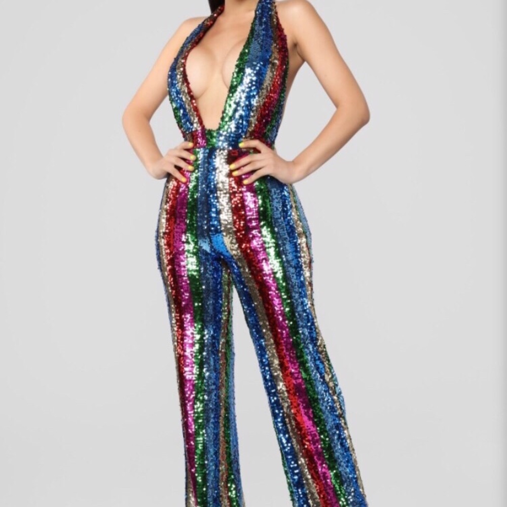 💙Sequin Jumpsuit💙 - Picture 4 of 5